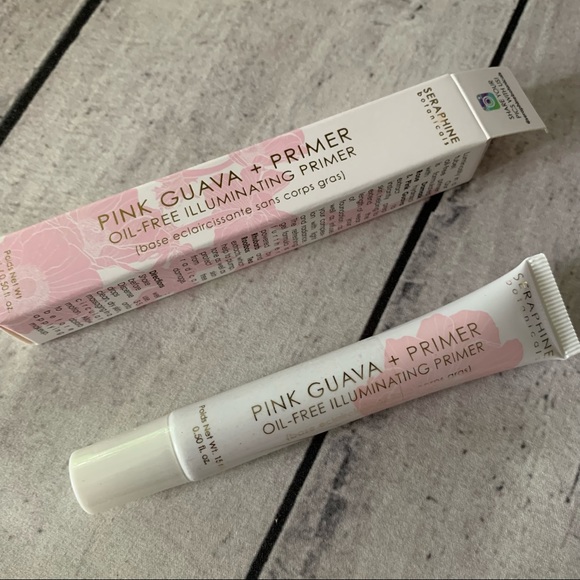 SERAPHINE BOTANICALS Pink Guava + Primer Illuminating Primer .5os Full Size.